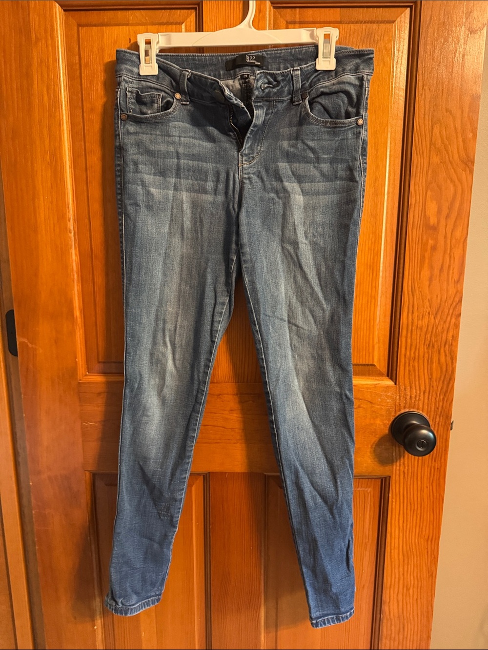 1822 Denim Women's Washed Blue Skinny Jeans
